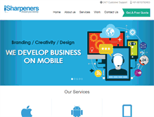 Tablet Screenshot of isharpeners.com